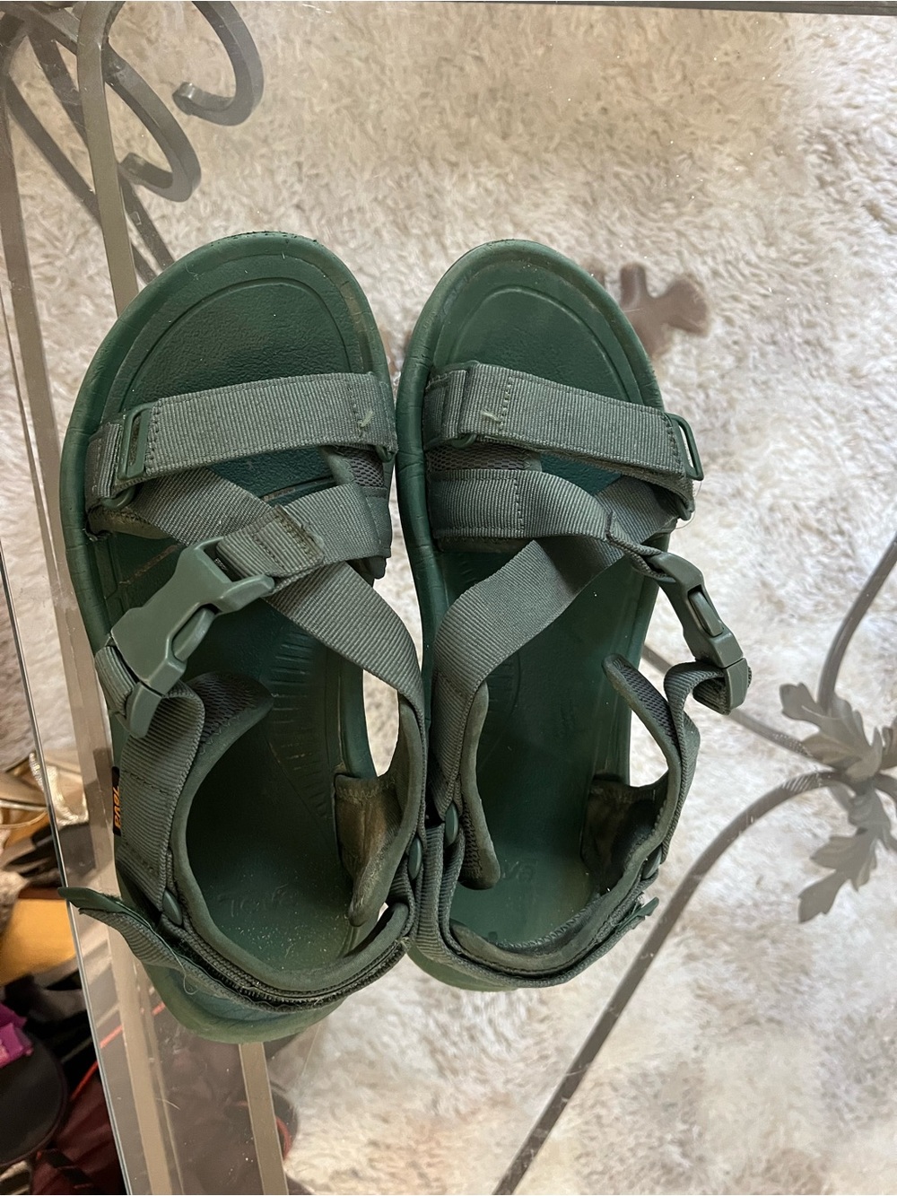 Teva Green Outdoor Sport Sandals Hurricane Verge Size M10